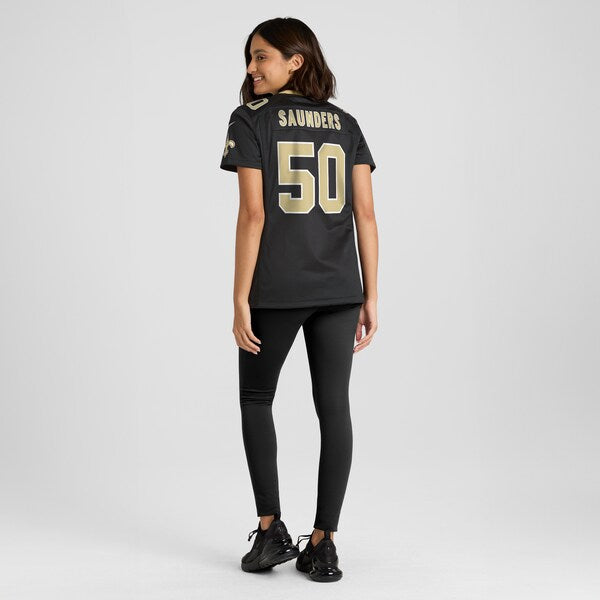 Khalen Saunders New Orleans Saints Nike Women's  Game Jersey -  Black
