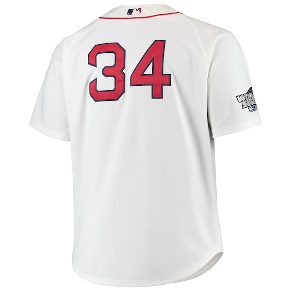David Ortiz Boston Red Sox Big & Tall Home Authentic Player Jersey - White