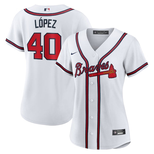 Reynaldo Lopez Atlanta Braves Nike Women's Home Replica Jersey - White