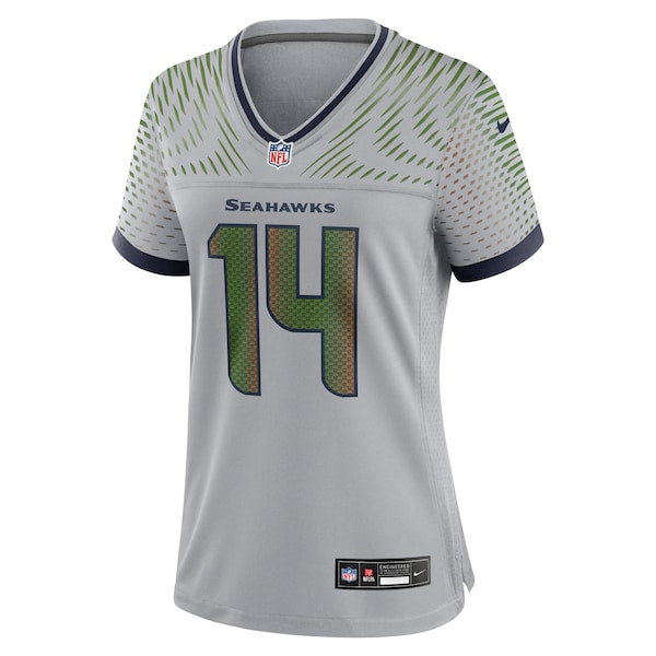 Sam Darnold Seattle Seahawks Nike Women's 2025 Rivalries Collection Game Jersey - Wolf Gray