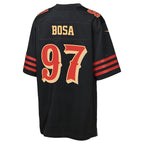Nick Bosa San Francisco 49ers Nike Youth 2025 Rivalries Collection Game Jersey - Black