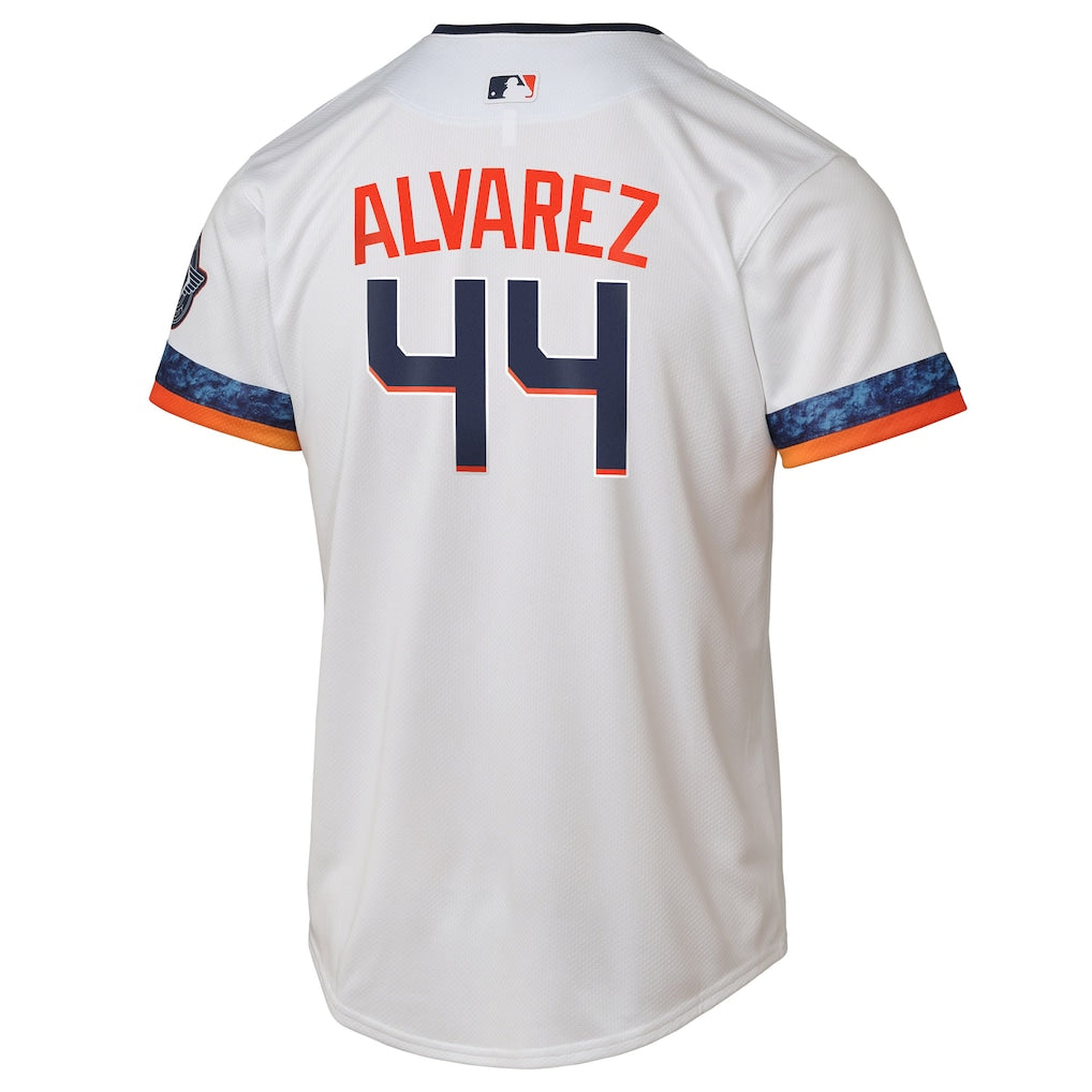 Yordan Alvarez Houston Astros Nike Youth 2025 City Connect Limited Player Jersey - White