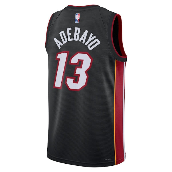 Bam Adebayo Miami Heat Nike Unisex Swingman Jersey - Icon Edition - Black