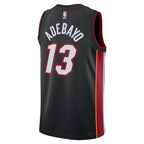 Bam Adebayo Miami Heat Nike Unisex Swingman Jersey - Icon Edition - Black