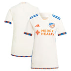 FC Cincinnati adidas Women's 2024 The Canvas Kit Replica Jersey  - White