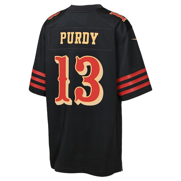 Brock Purdy San Francisco 49ers Nike Youth 2025 Rivalries Collection Game Jersey - Black