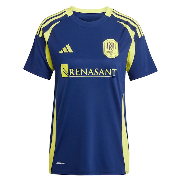 Gastón Brugman Nashville SC adidas Women's 2025 The Heart of Nashville Kit Replica Player Jersey - Navy