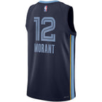 Ja Morant Memphis Grizzlies Nike Youth Swingman Jersey - Icon Edition - Navy
