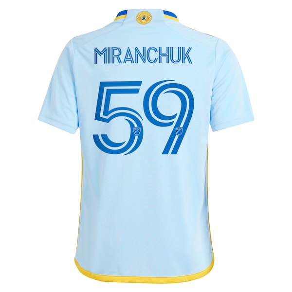 Aleksei Miranchuk Atlanta United FC adidas Youth 2024 The Resurgens Kit Replica Player Jersey - Light Blue