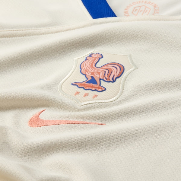 France National Team Nike Women's 2025/26 Away Replica Jersey - Cream