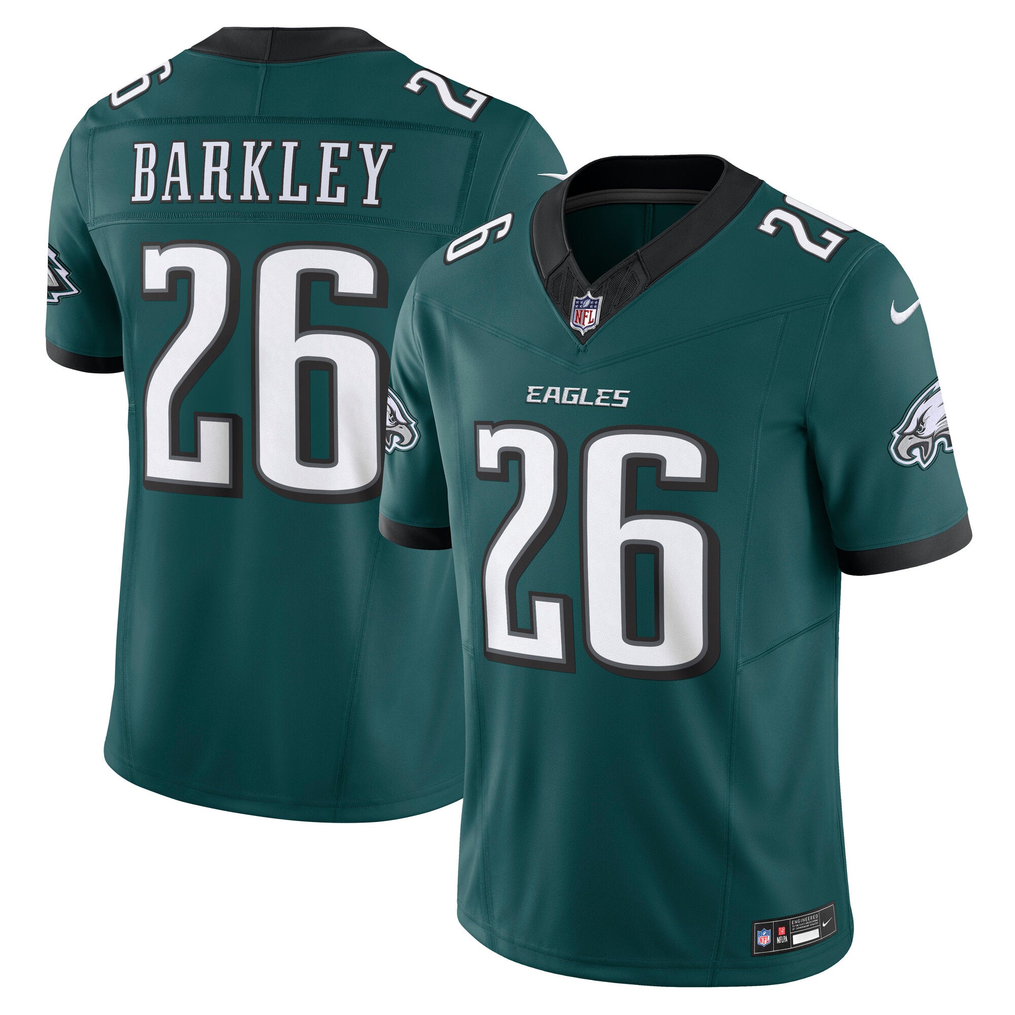Saquon Barkley Philadelphia Eagles Nike Alternate Vapor F.U.S.E. Limited Jersey - Kelly Green/Green