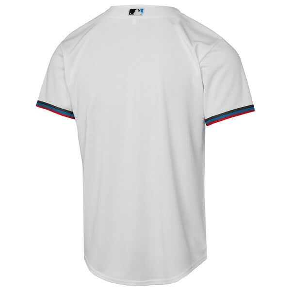 Miami Marlins Nike Youth Home Replica Jersey - White