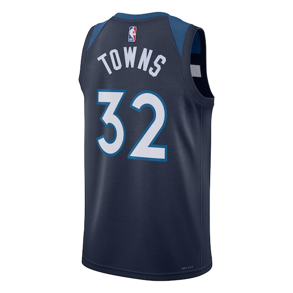 Karl-Anthony Towns Minnesota Timberwolves Nike Unisex Swingman Jersey - Icon Edition - Navy