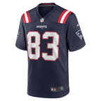John Jiles New England Patriots Nike Team Game Jersey -  Navy