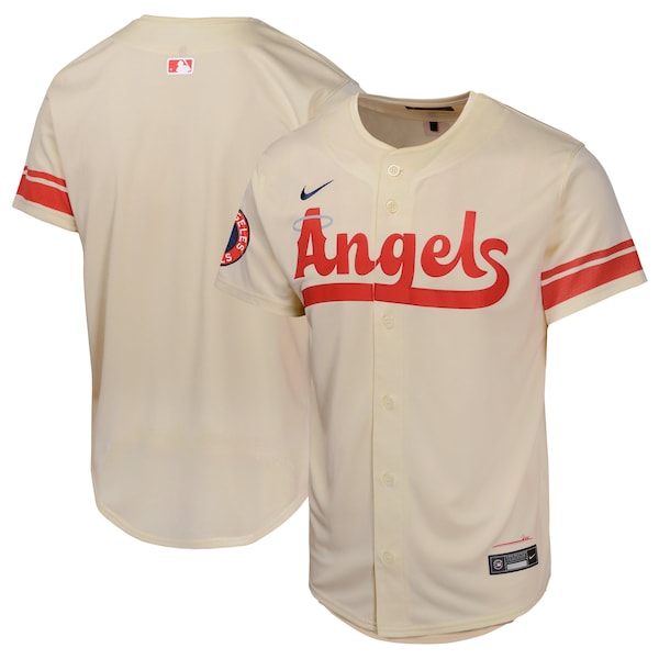 Los Angeles Angels Nike Youth City Connect Limited Jersey - Cream