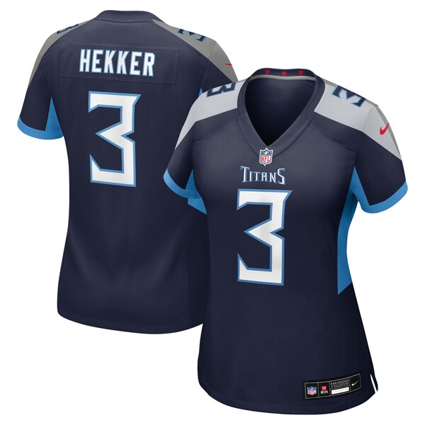 Johnny Hekker Tennessee Titans Nike Women's Team Game Jersey -  Navy
