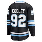 Logan Cooley Utah Hockey Club  Breakaway Player Jersey - Black/White