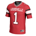 #1 Louisville Cardinals GameDay Greats Youth Football Jersey - Red/White/Black