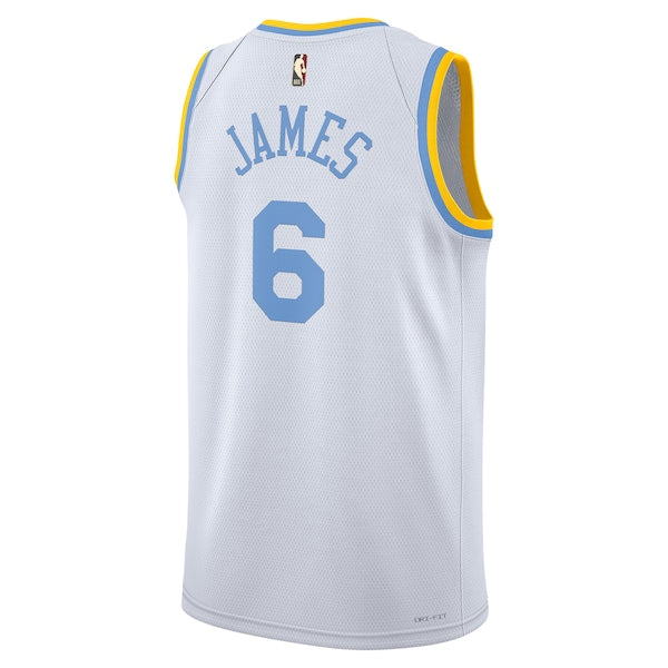 LeBron James Los Angeles Lakers Nike Swingman Jersey - Classic Edition - White