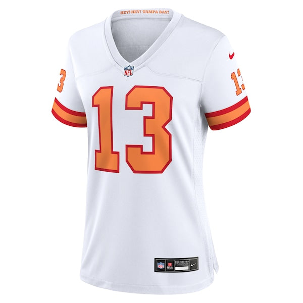 Mike Evans '76 Tampa Bay Buccaneers Nike Women's  Game Jersey - White/Orange