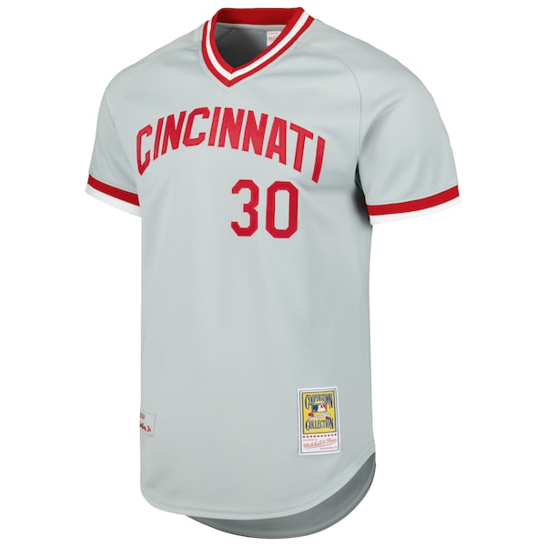 Ken Griffey Jr. Cincinnati Reds 2004 Cooperstown Collection Authentic Throwback Jersey - Gray