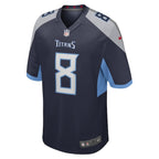 Will Levis Tennessee Titans Nike 2023 NFL Draft Pick Game Jersey - Navy