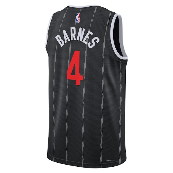 Scottie Barnes Toronto Raptors Nike Unisex 2025/26 Swingman Jersey - Black - City Edition