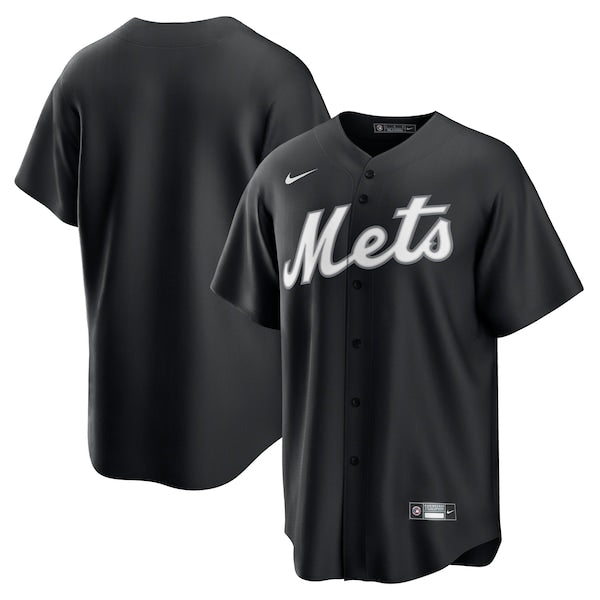 New York Mets Nike Official Replica Jersey - Black/White