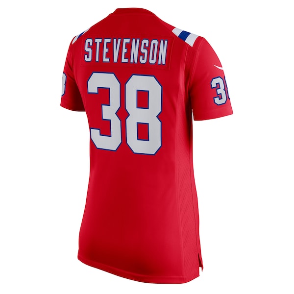 Rhamondre Stevenson New England Patriots Nike Women's Alternate Game Player Jersey - Red/White