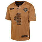 Dak Prescott Dallas Cowboys Nike Youth 2023 Salute To Service Limited Jersey - Brown