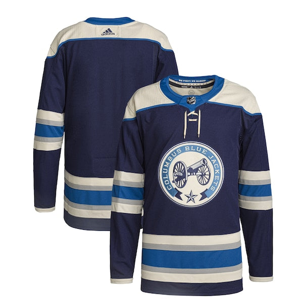 Columbus Blue Jackets adidas Alternate Primegreen Authentic Jersey – Navy