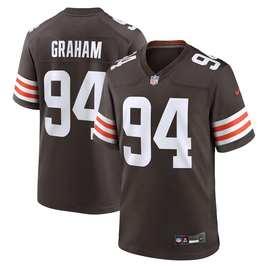 Mason Graham Cleveland Browns Nike 2025 NFL Draft First Round Pick  Game Jersey - Brown