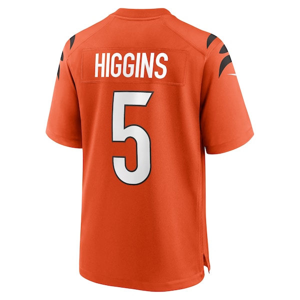 Tee Higgins Cincinnati Bengals Nike Alternate Game Player Jersey - Orange/White