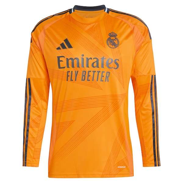 Jude Bellingham Los Merengues adidas 2024/25 Away Replica Long Sleeve Player Jersey - Orange