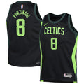 Kristaps Porzingis Boston Celtics Nike Youth 2024/25 Swingman Player Jersey - City Edition - Black