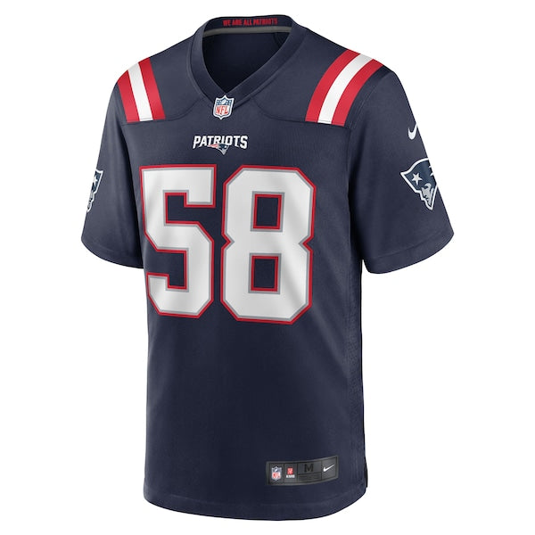 Marcus Harris New England Patriots Nike Team Game Jersey -  Navy