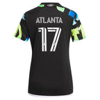 Atlanta Supporters Atlanta United FC adidas Women's 2024 The 404 Replica Player Jersey - Black