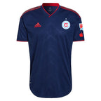 Chicago Fire adidas 2024 Water Tower Kit Authentic Jersey - Blue