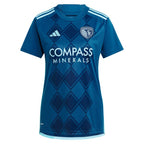 Johnny Russell Sporting Kansas City adidas Women's 2024 Diamonds Our Forever Replica Player Jersey – Navy