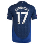 Alejandro Garnacho Manchester United adidas 2024/25 Away Authentic Player Jersey - Navy