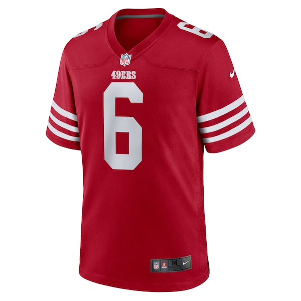 Malik Mustapha San Francisco 49ers Nike  Game Jersey -  Scarlet