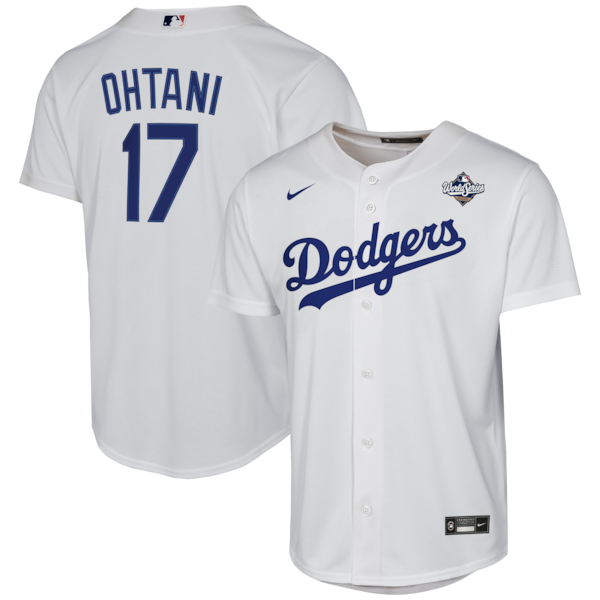 Shohei Ohtani Los Angeles Dodgers Nike Youth 2025 World Series Home Replica Player Jersey - White