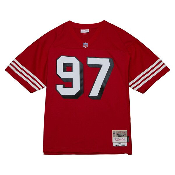 Bryant Young San Francisco 49ers Legacy Replica Jersey - Scarlet/White