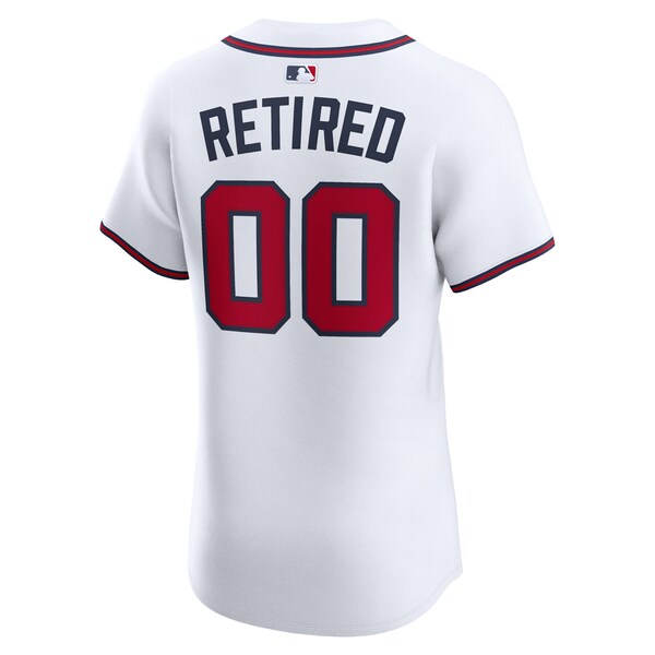 Atlanta Braves Nike  Home Elite Pick-A-Player Retired Roster Jersey - White