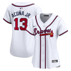 Ronald Acuna Atlanta Braves Nike Women's Home Limited Player Jersey - White