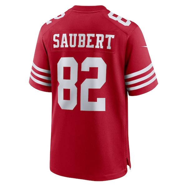 Eric Saubert San Francisco 49ers Nike Team Game Jersey -  Scarlet