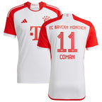 Kingsley Coman Bayern Munich adidas 2023/24 Home Replica Jersey - White
