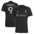 Sam Surridge Nashville SC adidas 2024 Man In Black Kit Replica Player Jersey – Black