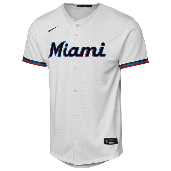 Miami Marlins Nike Youth Home Replica Jersey - White
