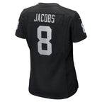 Josh Jacobs Las Vegas Raiders Nike Women's Game Player Jersey - Black